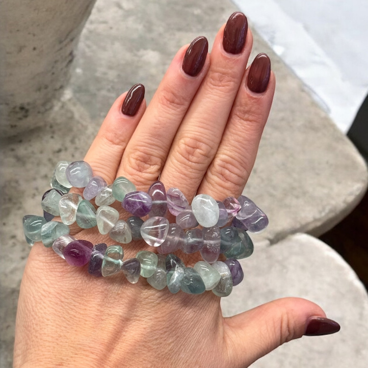 Rainbow Fluorite Bracelet