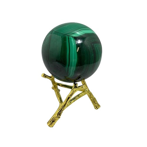 Metal Sphere Stand (Tree Branch) - Gold