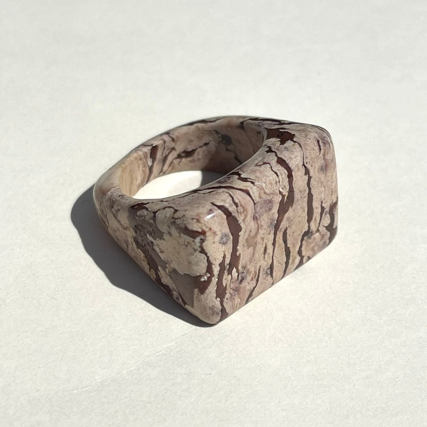 Zebra Jasper Ring
