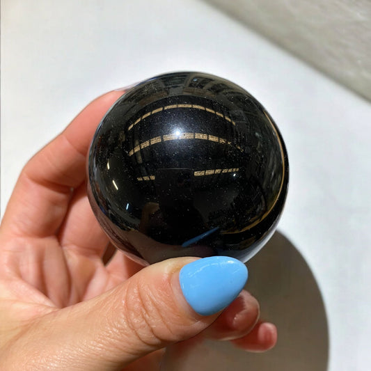 Gold Obsidian Sphere