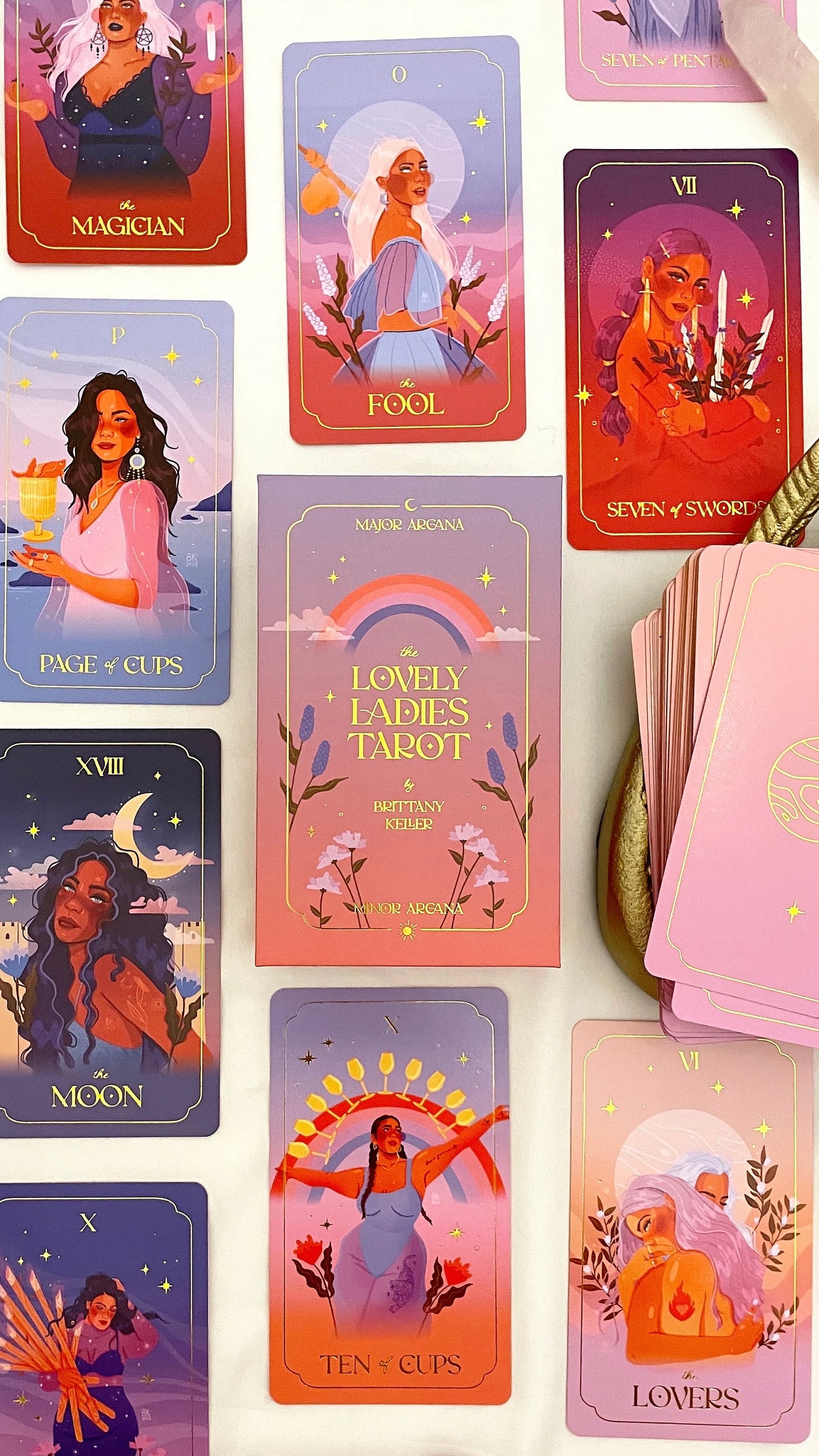 Ladies Mini Tarot Deck