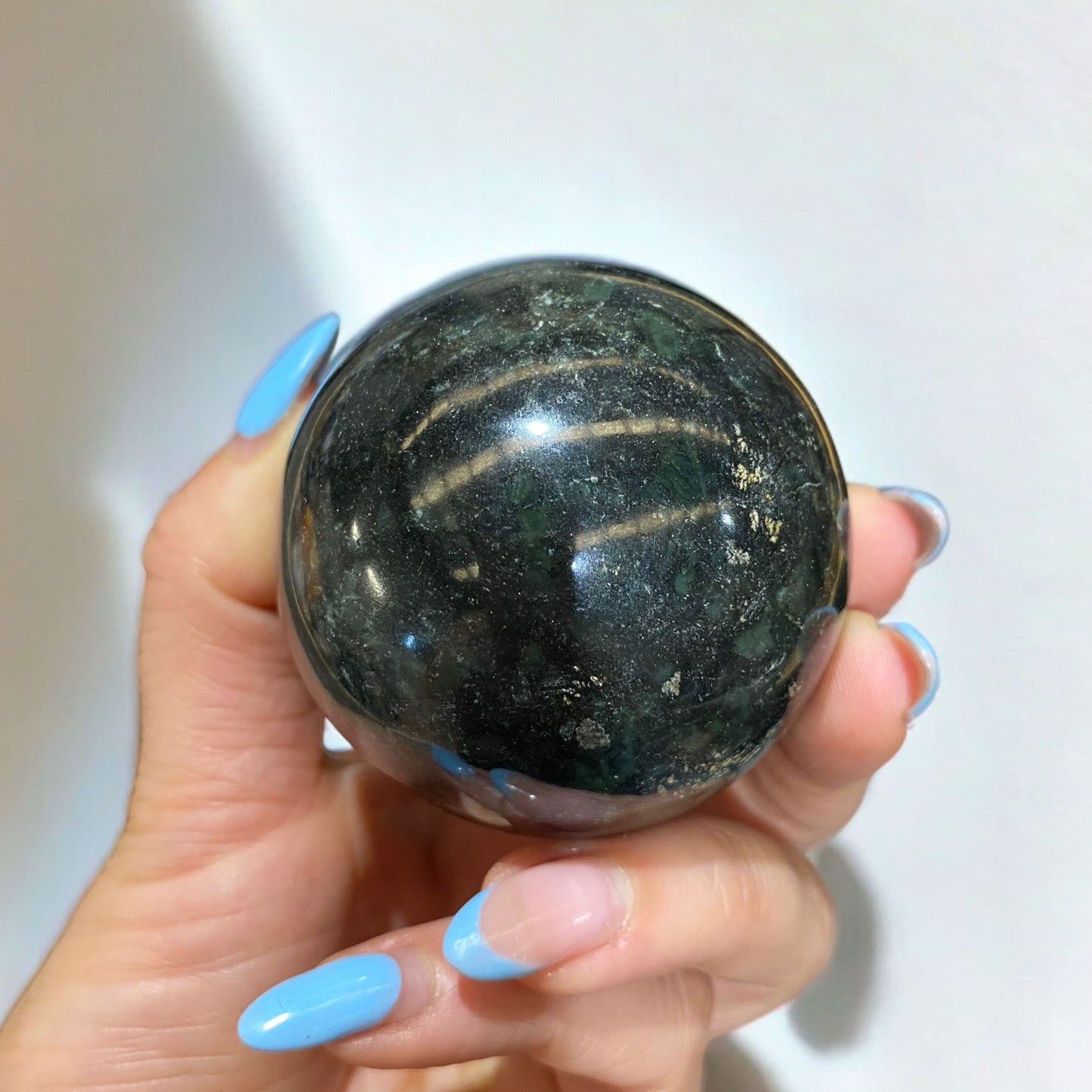 Nephrite Jade Peru Sphere