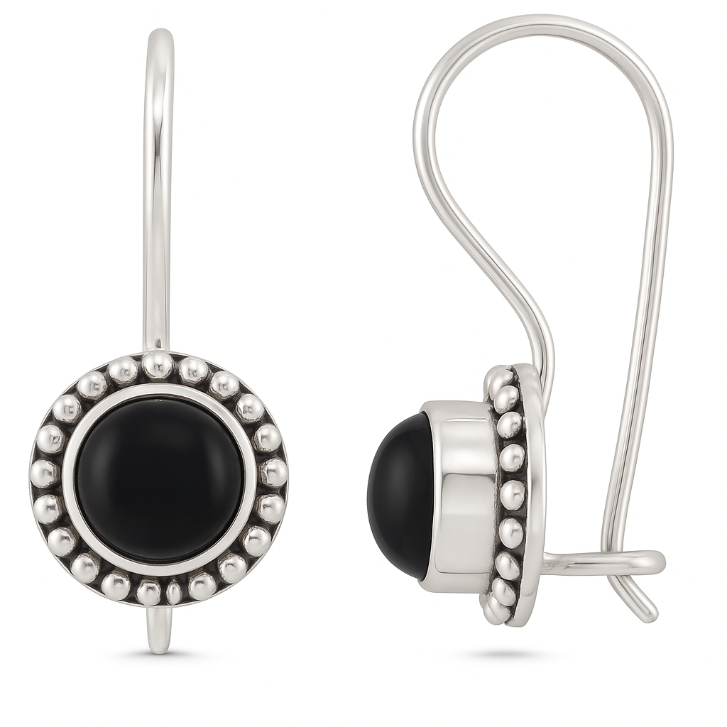 Black Onyx Earrings