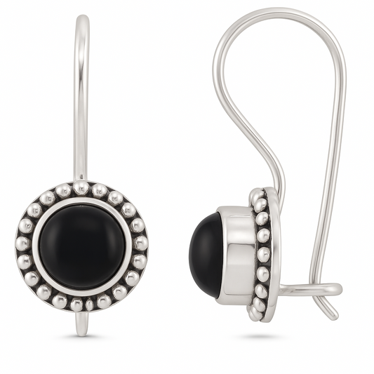 Black Onyx Earrings