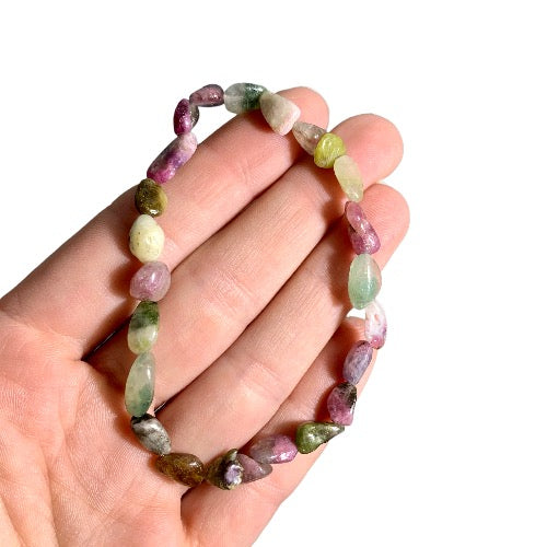 watermelon tourmaline bracelet 1