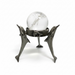 Three leaping dolphins encircle your crystal sphere in a beautifully detailed pewter sculpture | Kindred Crystal Collective