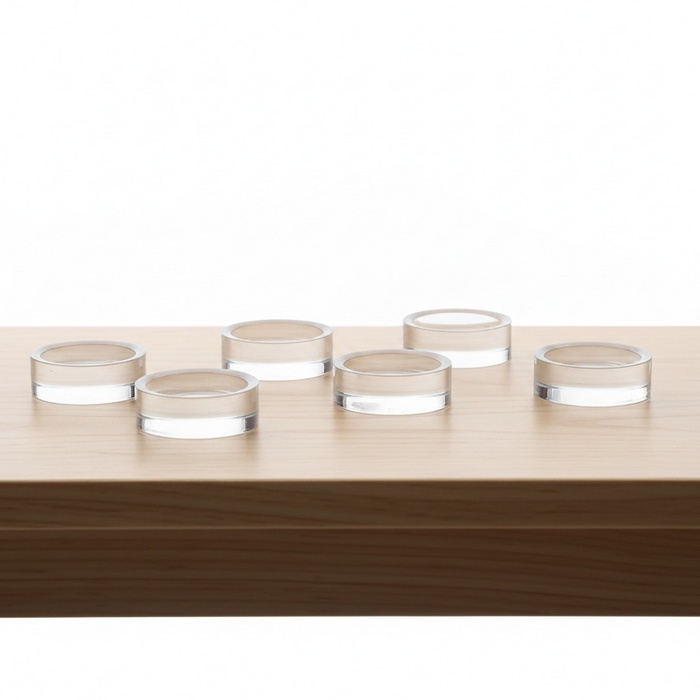 Clear Acrylic Sphere Stand 5 Pack | Crystal Display Stands | Kindred Crystal