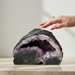 Amethyst Cave on Marble Bench