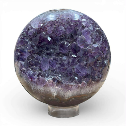 Amethyst Cluster Druzy Sphere