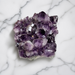 Kindred Crystal Collective — Amethyst Cluster, large natural amethyst cluster with dense deep violet quartz points on natural matrix base, 19x18.5x10.4cm