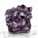 Kindred Crystal Collective — Amethyst Cluster, angled view of large natural amethyst cluster showing multi-directional violet crystal points and natural matrix base