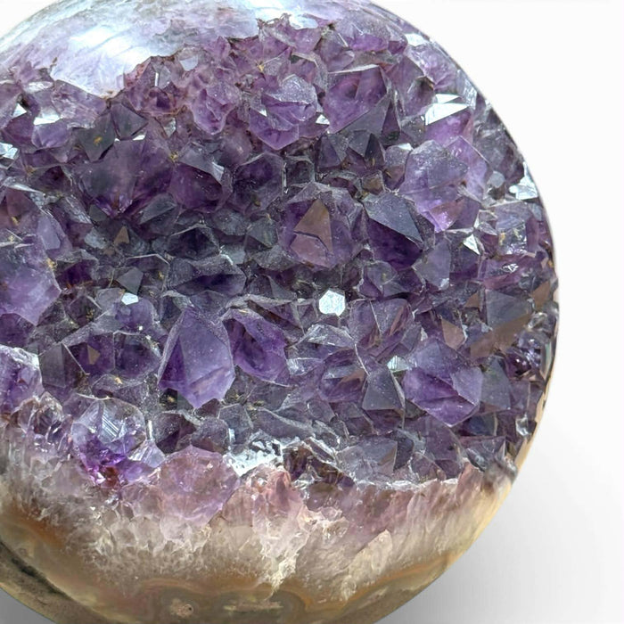 Amethyst Cluster Druzy Sphere