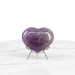 Kindred Crystal Collective — Amethyst Heart, polished deep purple amethyst heart, white background