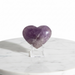 Kindred Crystal Collective — Amethyst Heart, polished medium purple amethyst heart from Brazil, white background