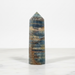 Blue onyx obelisk 163g with rich deep blue colouring and silky smooth finish, for throat chakra, calm and good fortune