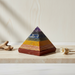 Chakra Crystal Pyramid - 7 Chakra Crystals Alignment & Meditation Tool | Kindred Crystal Collective