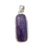 Charoite pendant rectangular