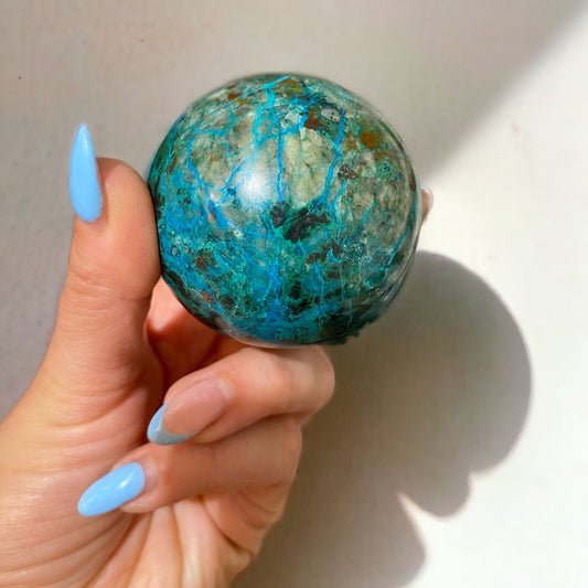Chrysocolla Sphere