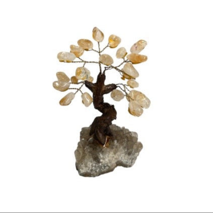 Citrine Gem Tree on Cluster Polished