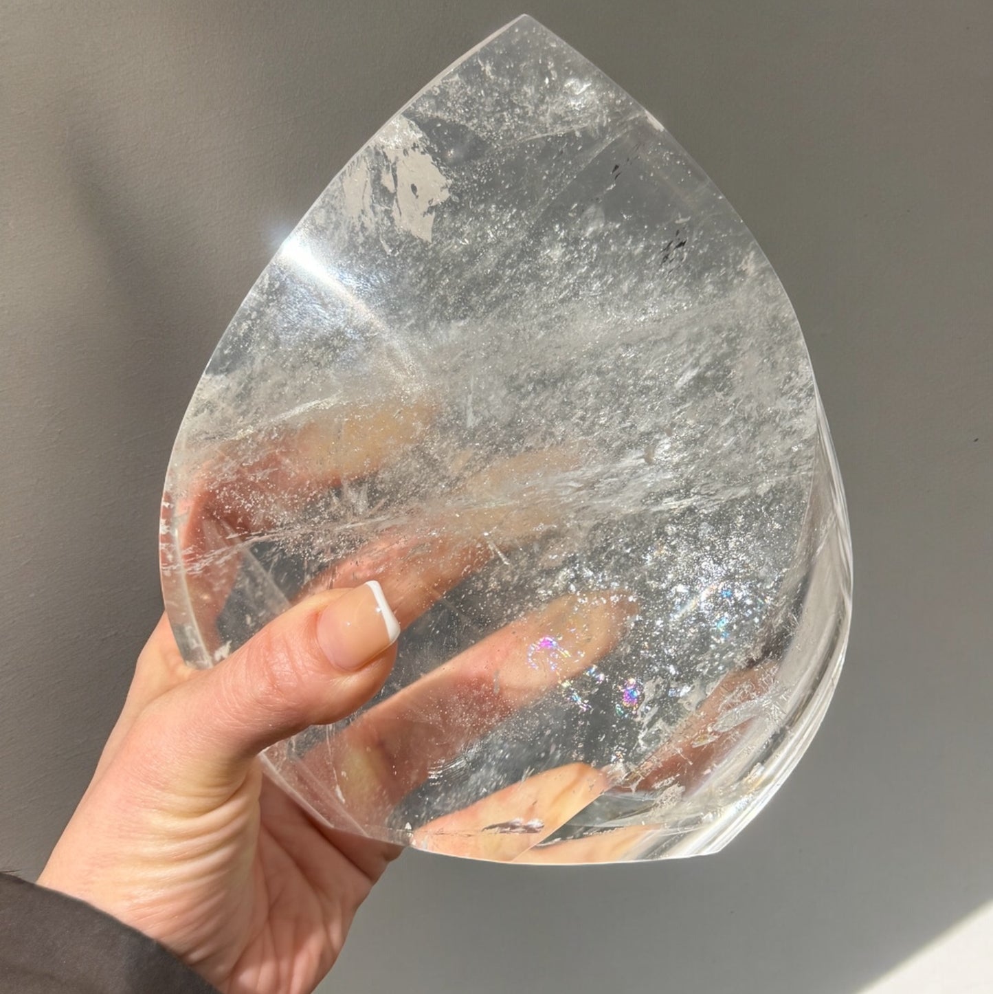 Clear Quartz Flame