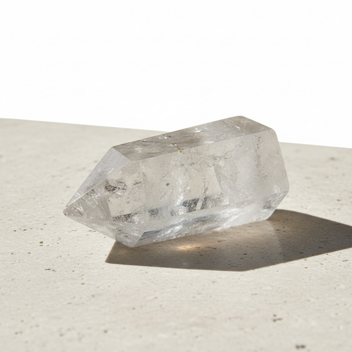 Clear Quartz Crystal Generator Tower - High Vibrational Manifestation Crystal | Kindred Crystal Collective