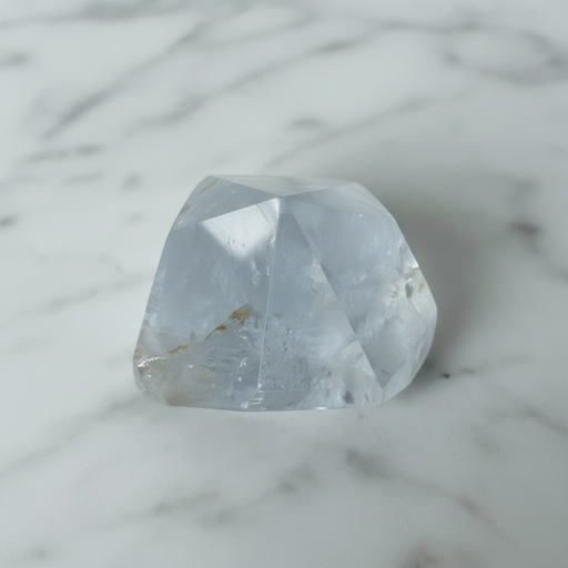 Natural clear quartz generator crystal tower 466g with pointed apex, for energy amplification, clarity and heart chakra healing