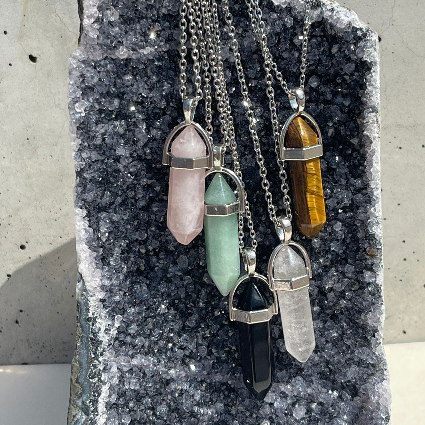 DT Point Pendants (pick your stone)