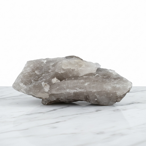 Natural elestial quartz cluster 652g, 17cm long, showing distinctive skeletal stepped formations and etched surfaces, for spiritual connection and chakra alignment