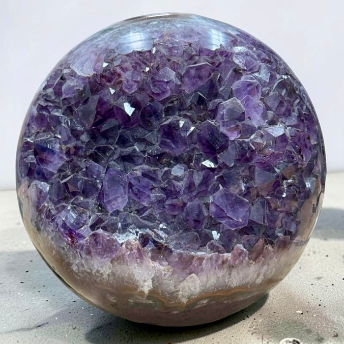 Amethyst Druzy Sphere