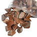 Kindred Crystal Collective — Goldstone Rough 1KG, glittering orange-gold raw goldstone chunks spilling from a clear bag on white background.

