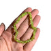 Kindred Crystal Collective — Peridot Chip Bracelets (Pack of 5), polished yellow-green stone chips with translucent detail and a luminous finish.