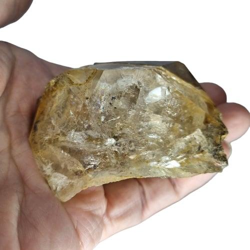 Herkimer diamond close-up showing natural double terminations and exceptional clarity, a rare collector's quartz crystal from Herkimer County New York