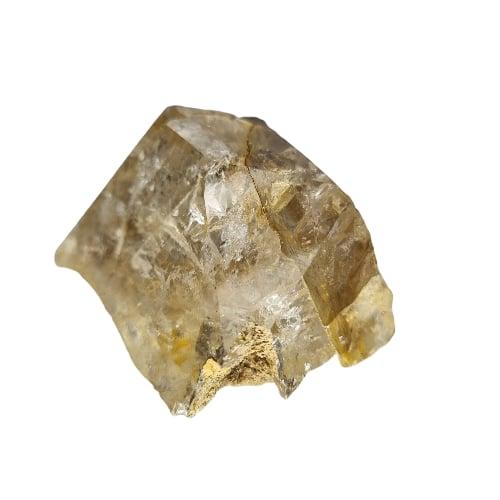 Herkimer diamond close-up showing natural double terminations and exceptional clarity, a rare collector's quartz crystal from Herkimer County New York