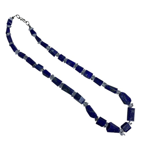 Herkimer Lapis Lazuli Necklace