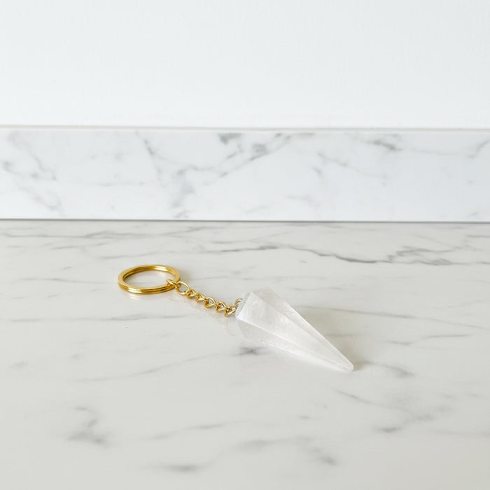 Crystal Gold Keyrings