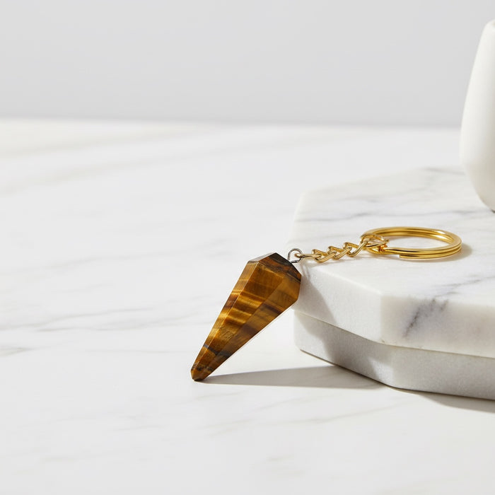 Crystal Gold Keyrings