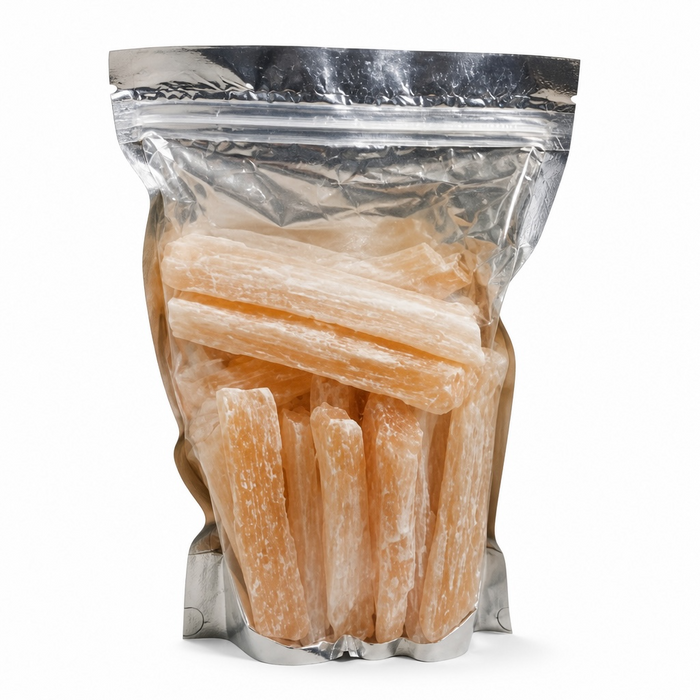 Peach Selenite Rods 10cm - 1KG