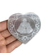 selenite heart meditation pose