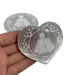 selenite heart meditation pose