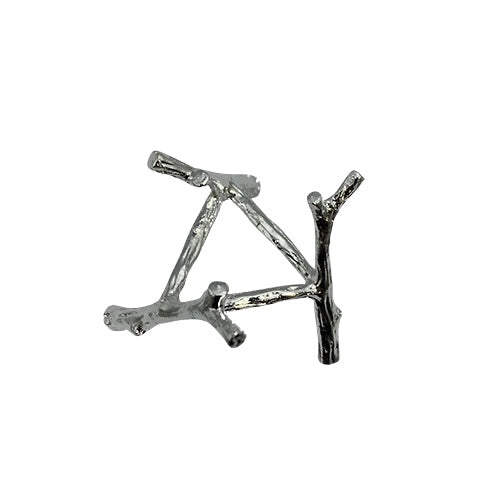Metal Sphere Stand (Tree Branch) - Silver