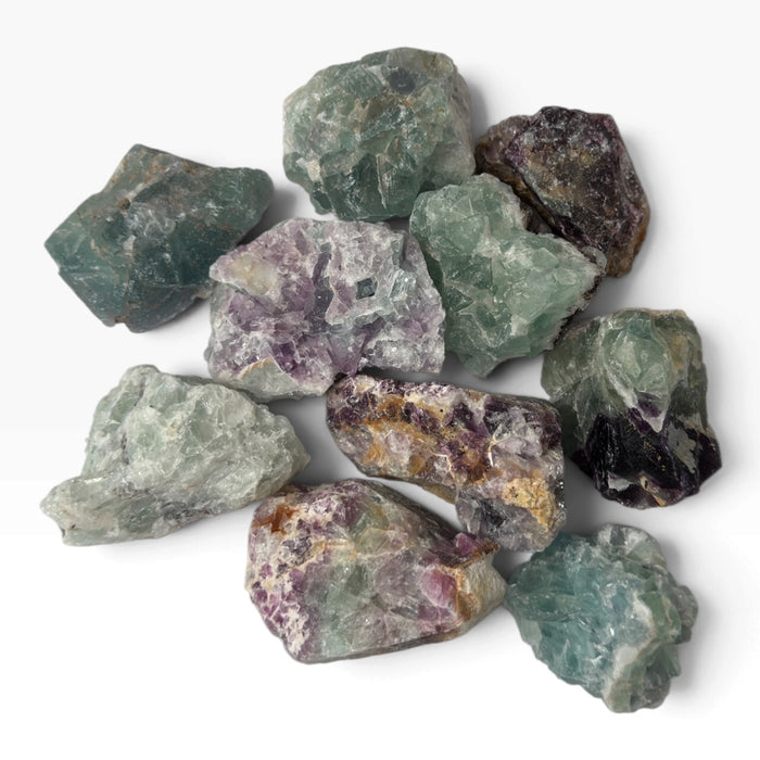 Rainbow Fluorite Rough 3–6cm – 1kg