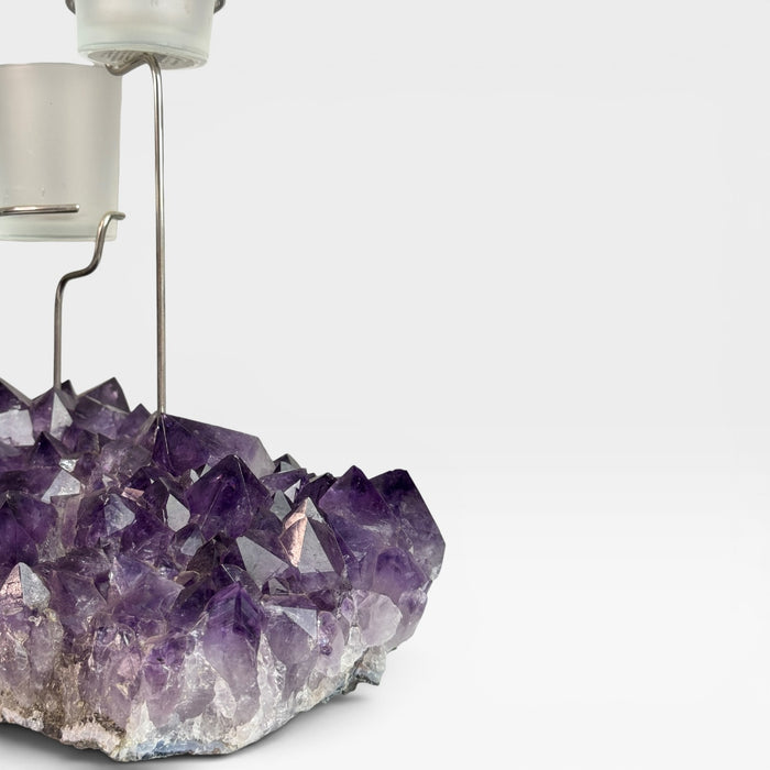 Amethyst Cluster Tealight Holder