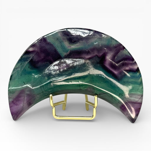 Rainbow Fluorite Moon