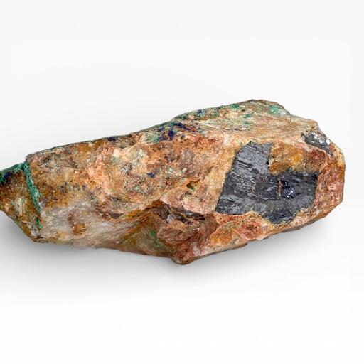 Azurite Rough with Hematite