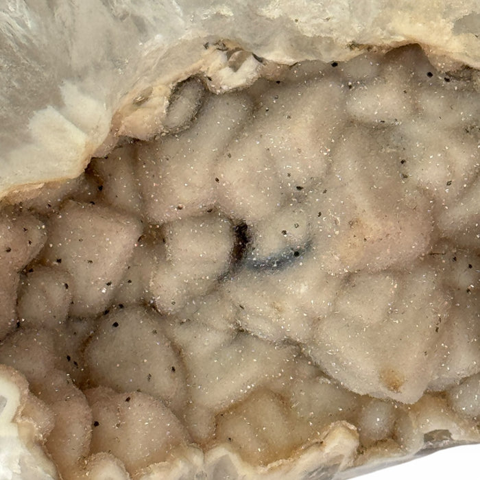 Natural Agate Druzy Moon