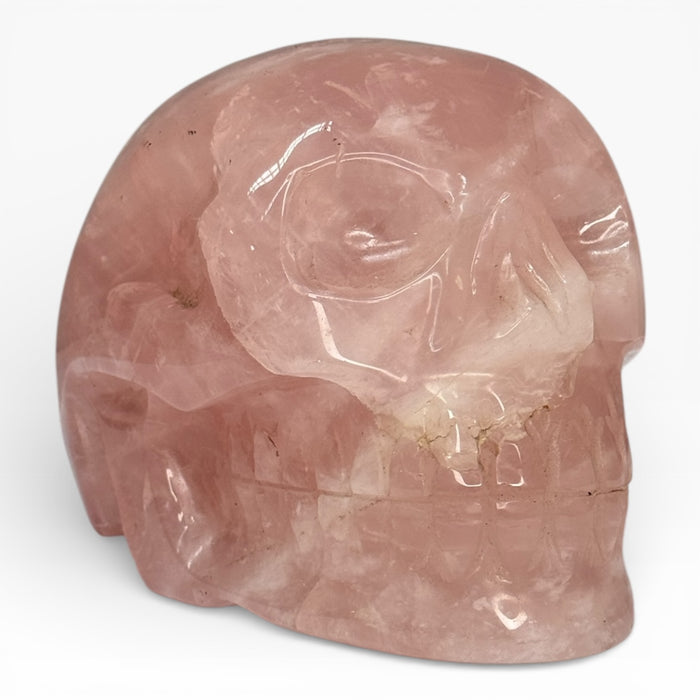 Rose Quartz Skull