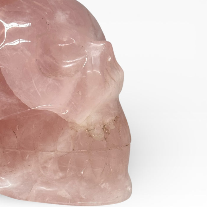 Rose Quartz Skull