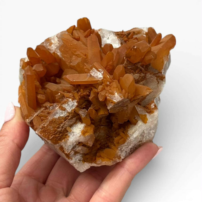 Tangerine Quartz Cluster