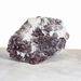 Kindred Crystal Collective — Lepidolite Polished Face Rough Piece, natural lepidolite lithium mica specimen with silky polished face and rough outer surface, Option 4