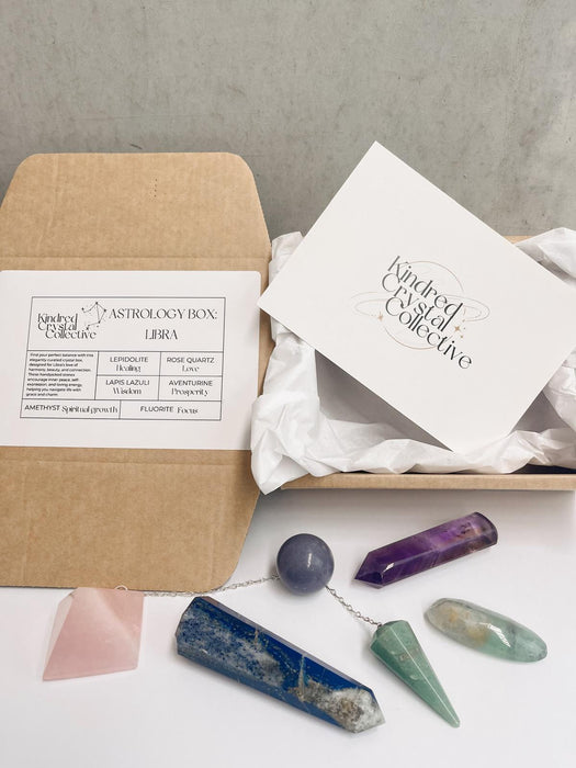 Libra Astrology Crystal Kit
